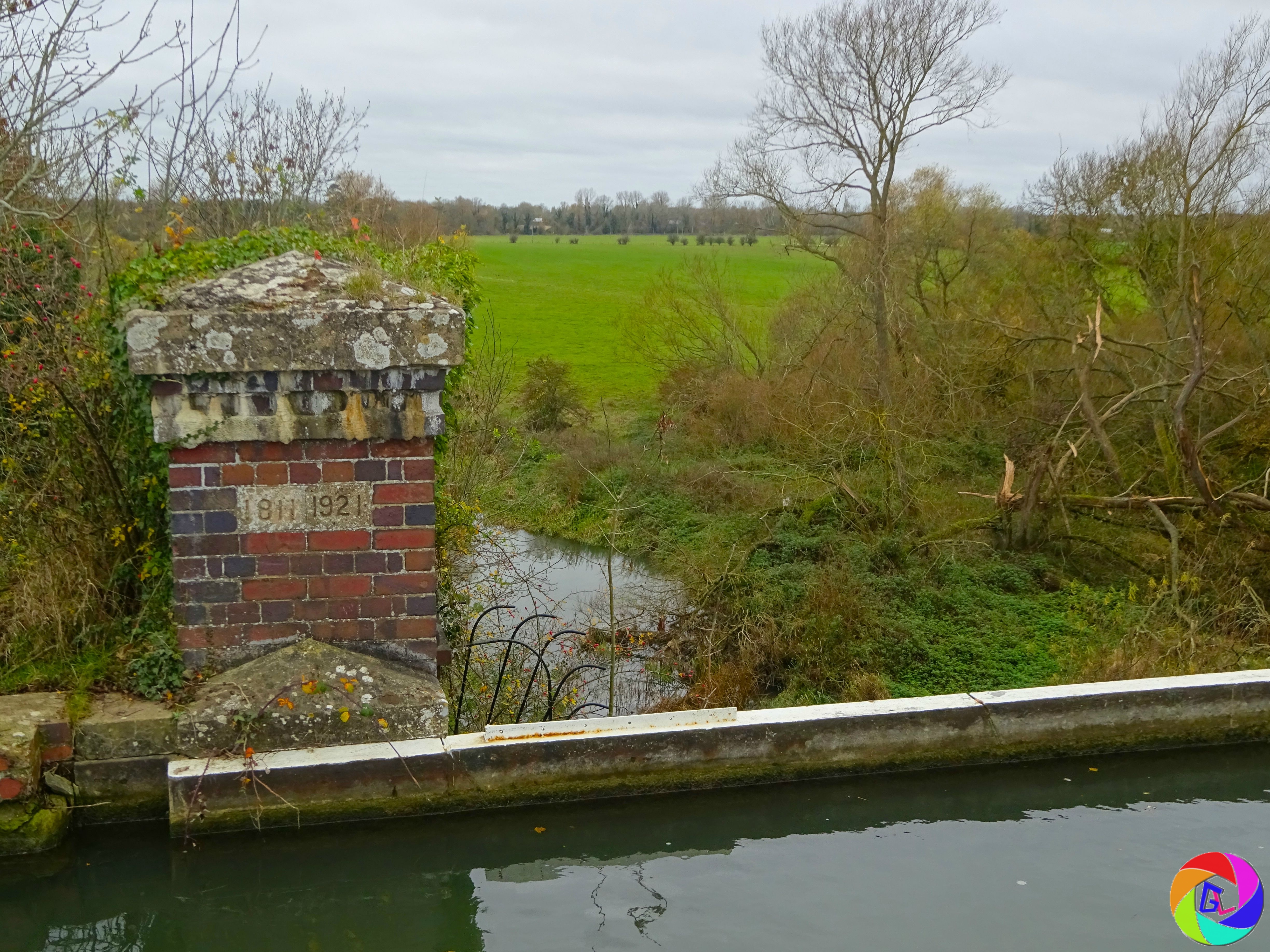 Aqueduct where canal crosses River Great Ouse